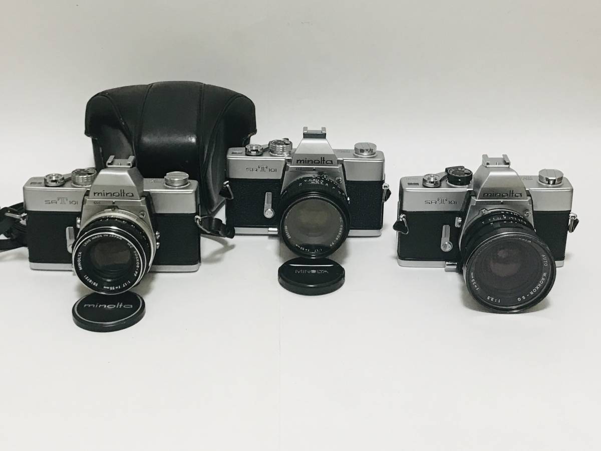 SRT101 ミノルタ MC MINOLTA SRT 0 + minolta レンズ 28mm 50mm 1:3.5