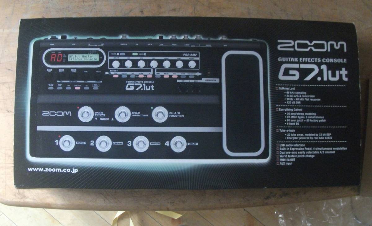G7.1ut ZOOM マルチエフェクター Effects Zoom 公式通販 | Black PAY