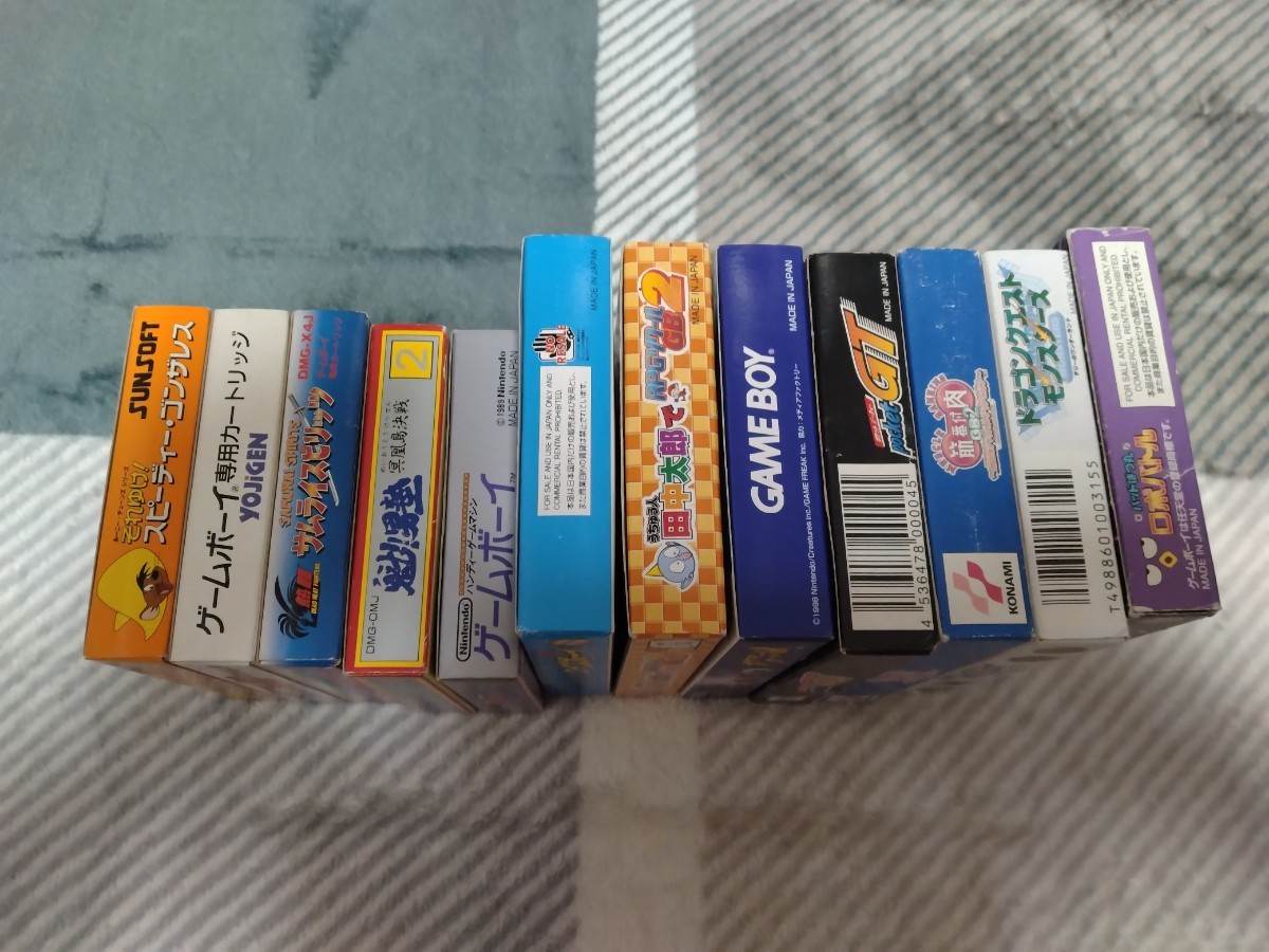ゲームボーイソフトのみ12本セット ゲームボーイ 12本セット 箱説付