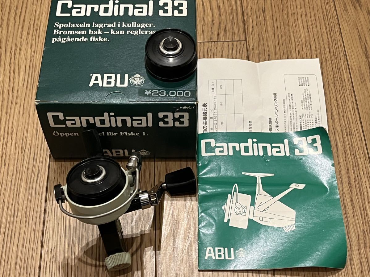 カーディナル 33 0 ABU Cardinal Reel Spinning お見逃しなく！〇