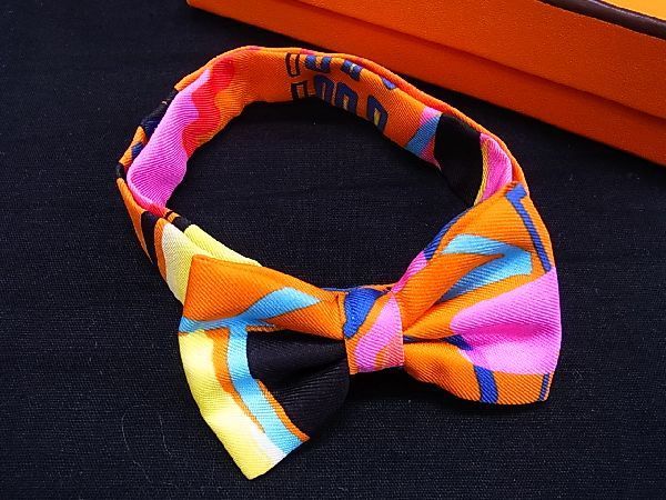 1円 □新品□未使用□ HERMES エルメス ヌーパピヨン シルク100