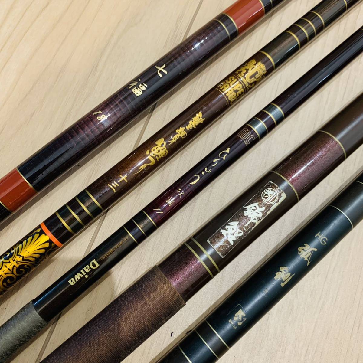 5本セット まとめて SHIMANO シマノ DAIWA ダイワ 鴨川 ひりゅう 硬調 