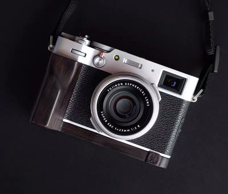 新品 FUJIFILM フジフイルム X100V用 ハンドグリップ（黒檀