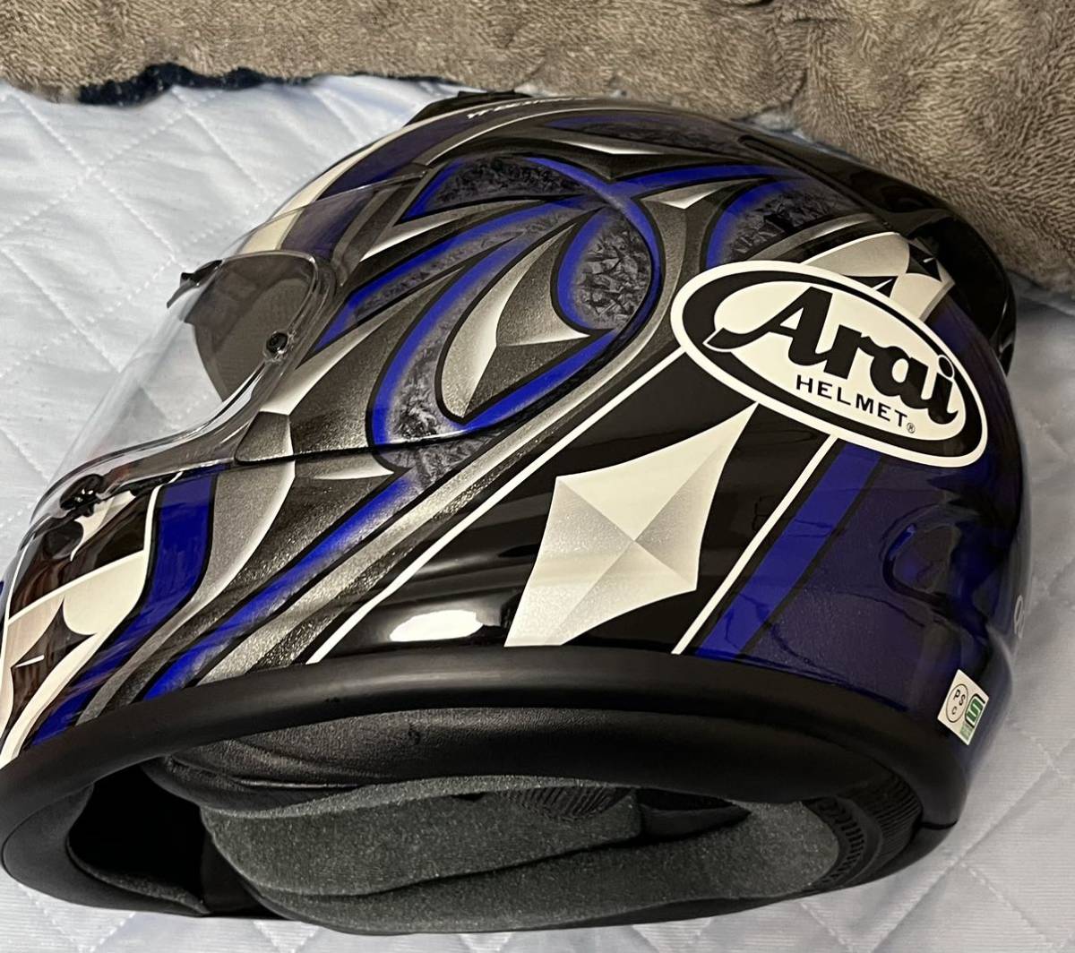 Arai SNELL Quantum-J アライヘルメット ブルー フルフェイス XLサイズ