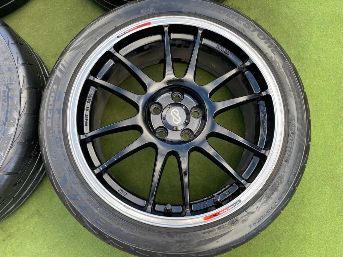 ◇ 希少！ENKEI エンケイ GTC01◇17x7.5J+48/PCD:100/5穴◇4本 215 
