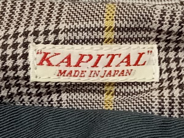 グレンチェック キャピタル サロペット KAPITAL kapital ブラウン 茶 M 