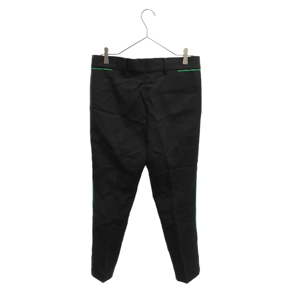 Haider Ackermann ハイダーアッカーマン サイド刺繍ライン スラックス