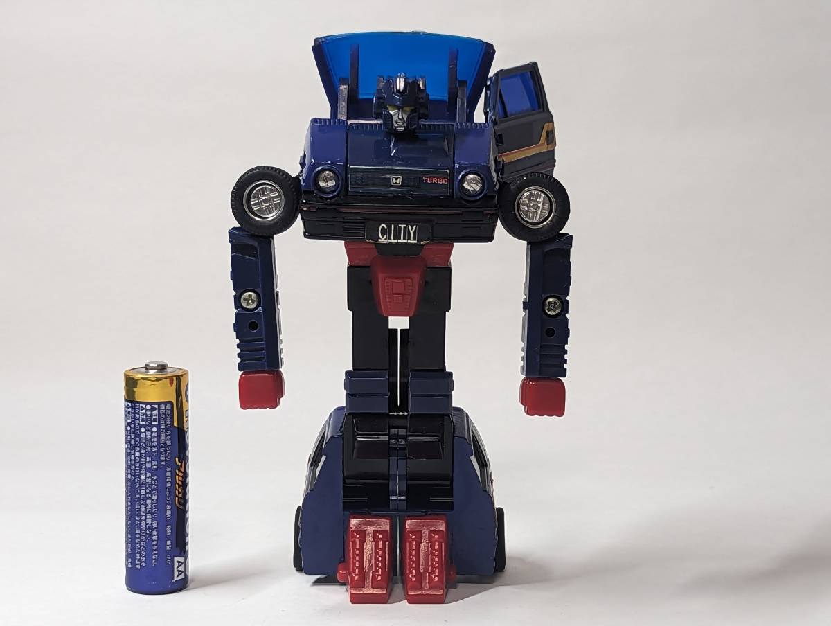 タカラ ダイアクロン カーロボット No.9 ホンダ・シティターボ 超合金 プラトイ 当時物 ジャンク 3518