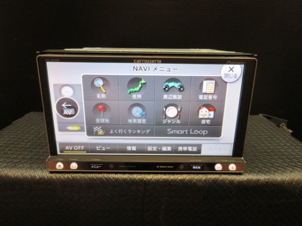カロッツェリア AVIC-MRZ009 カーナビ Bluetooth DVD №942 カロッツェリア メモリーナビ 2012年 AVIC-MRZ009 ブルートゥース