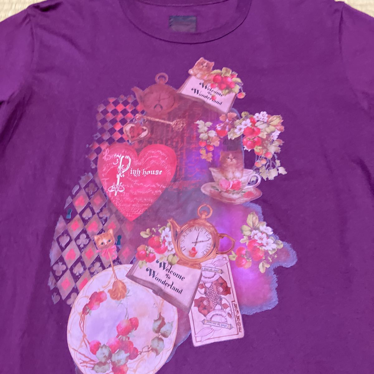 PINK HOUSE カールヘルム2023 ワンダーエフェクトプリントTシャツ