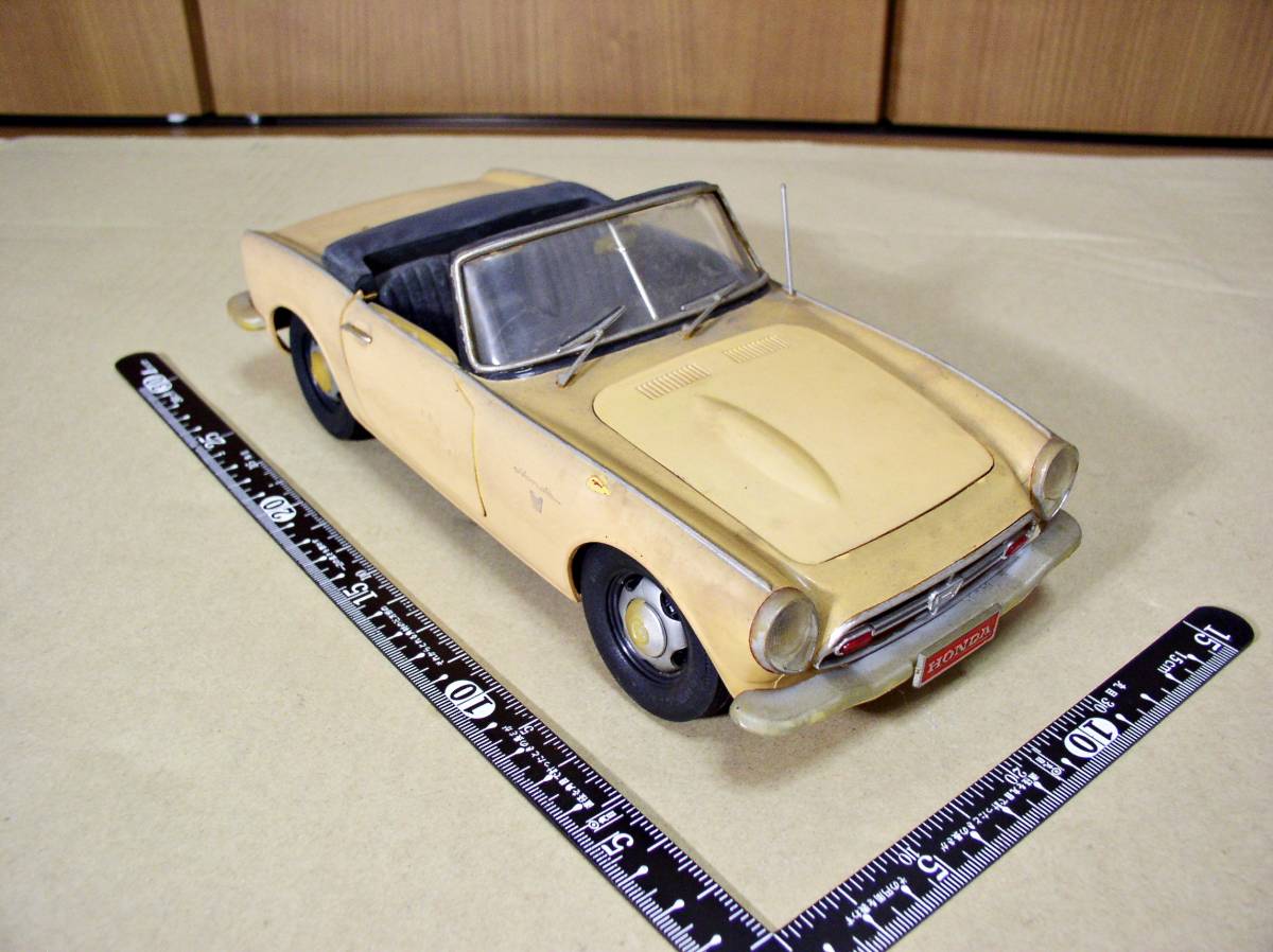 ☆昭和レトロ 絶版 HONDA ホンダ S800 スポーツ 1/12 BIG プラモデル 