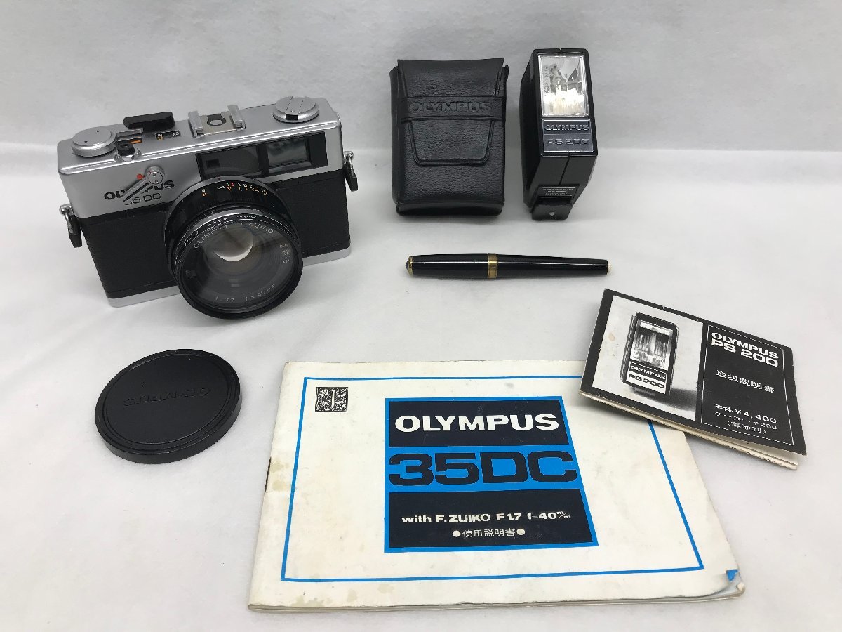 動作未確認】OLYMPUS オリンパス 35 DC フィルムカメラ PS200 ストロボ付き