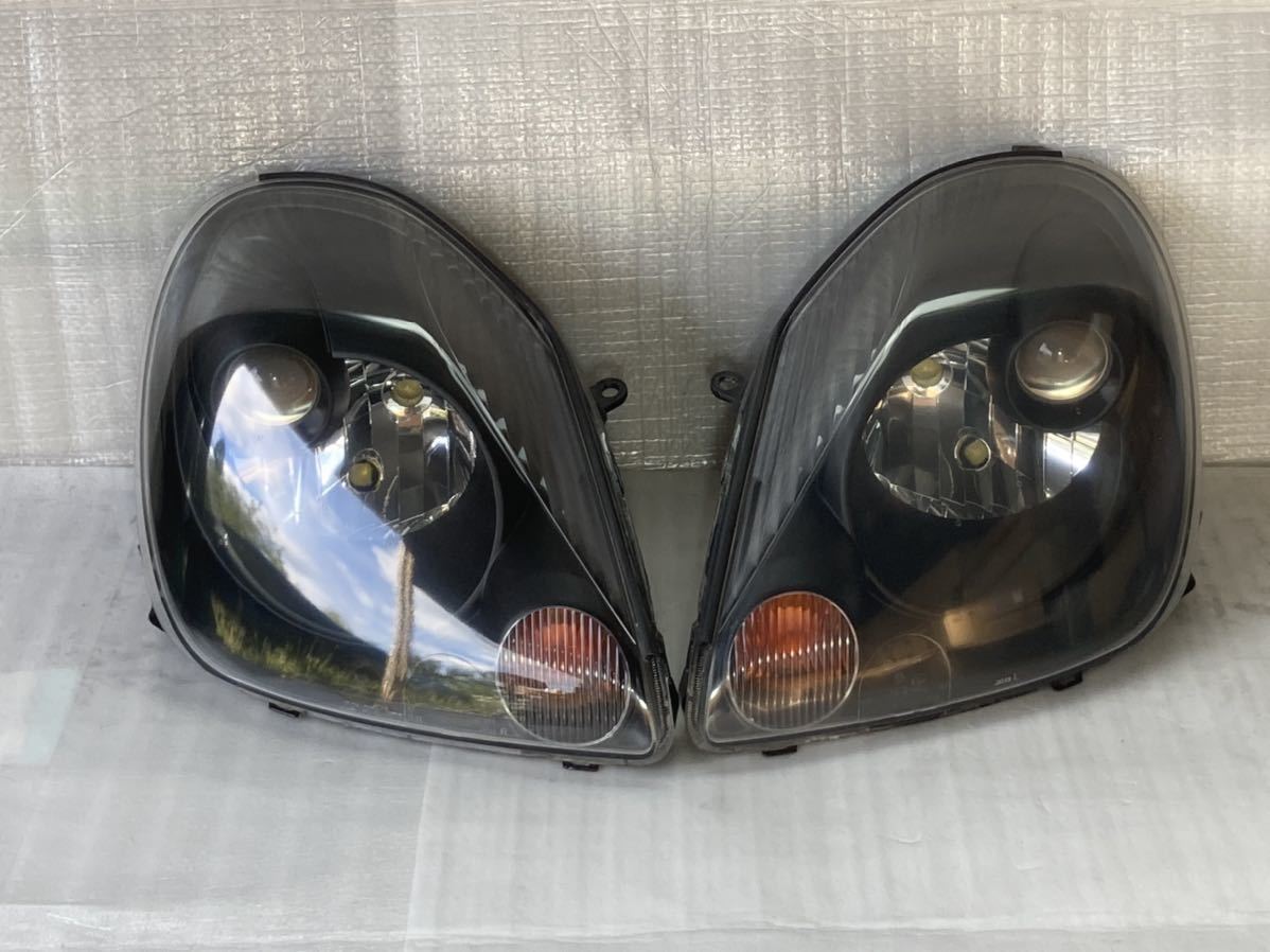 クリア塗装品　MR-S ZZW30 後期純正ヘッドライト インナーマットブラック加工　KOITO17-38