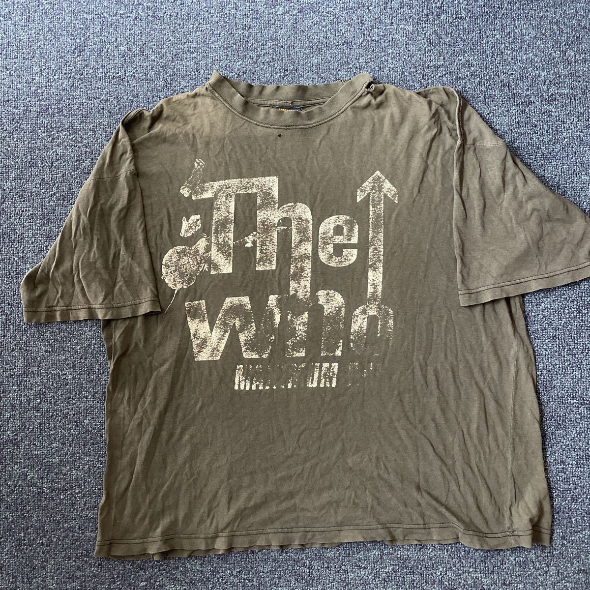 90s The Who MAXIMUM R&B ザフー ビンテージ Tシャツ 当時物 オリジナル XLサイズ レア