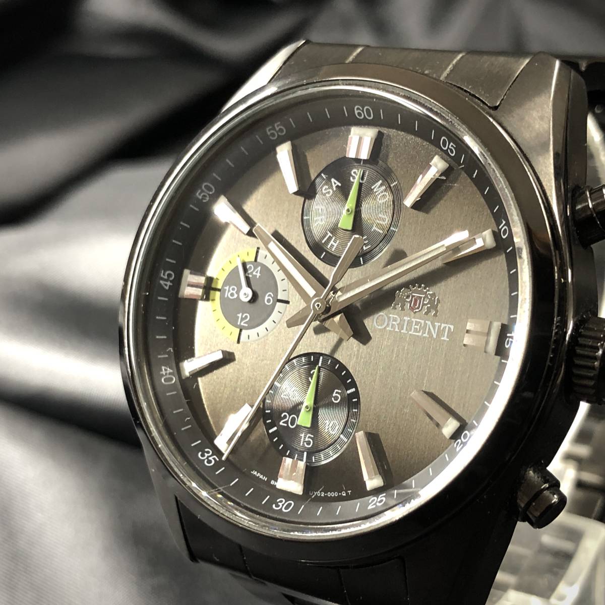 ORIENT オリエント メンズ 腕時計 UY02-D0-B デイデイト クォーツ 3針 