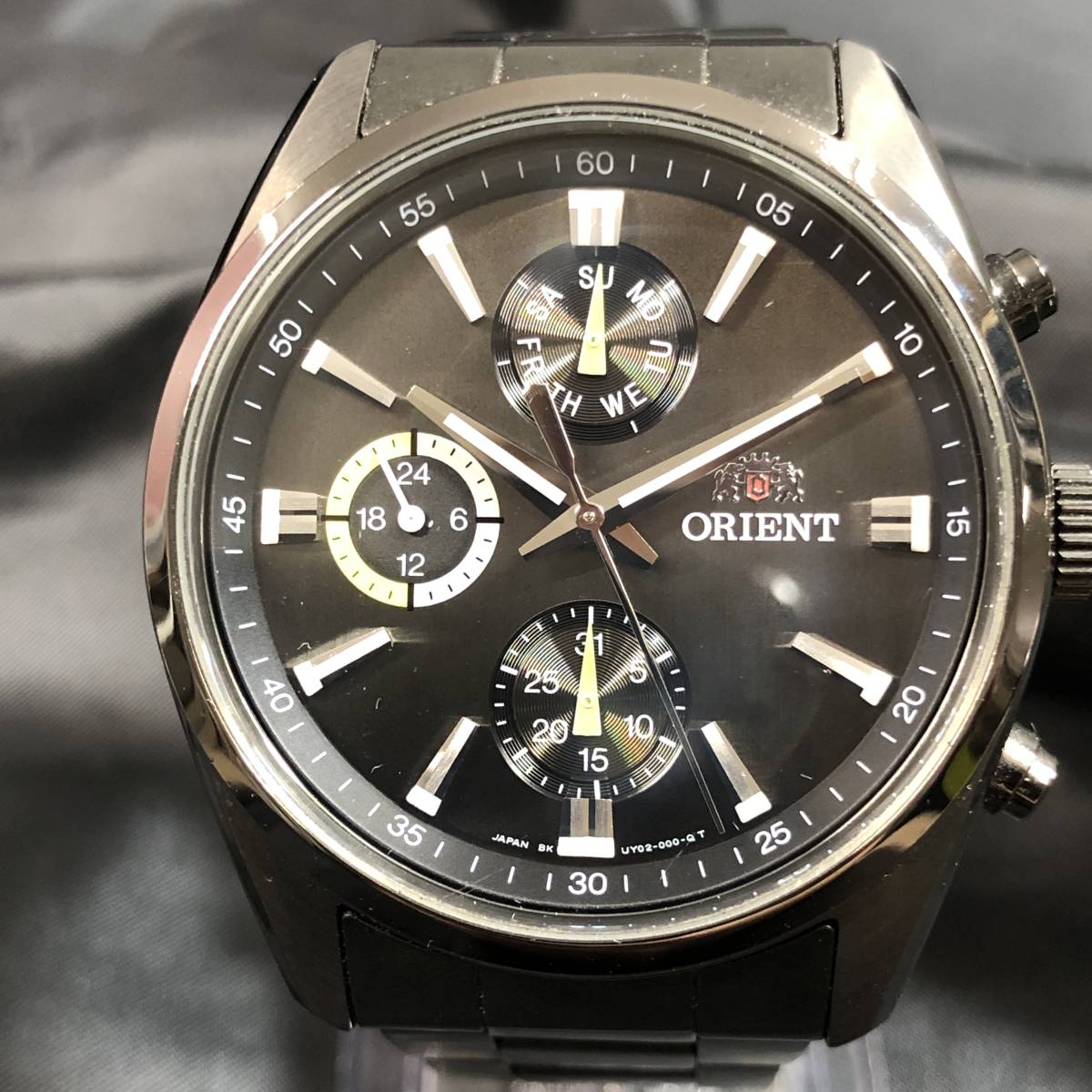 ORIENT オリエント メンズ 腕時計 UY02-D0-B デイデイト クォーツ 3針 