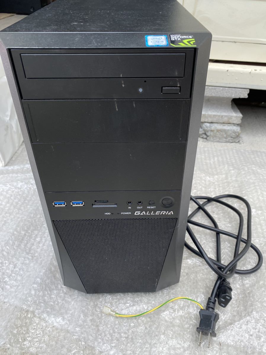 GALLERIA Core i5-7500　gtx1080ti ジャンク GALLERIA Core i5-7500 gtx1080ti ジャンク GALLERIA Core i5 i5-7500