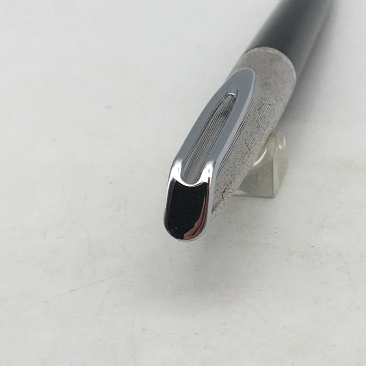美品】ウォーターマン 18K 750 F 万年筆 シルバー モアレ 万年筆
