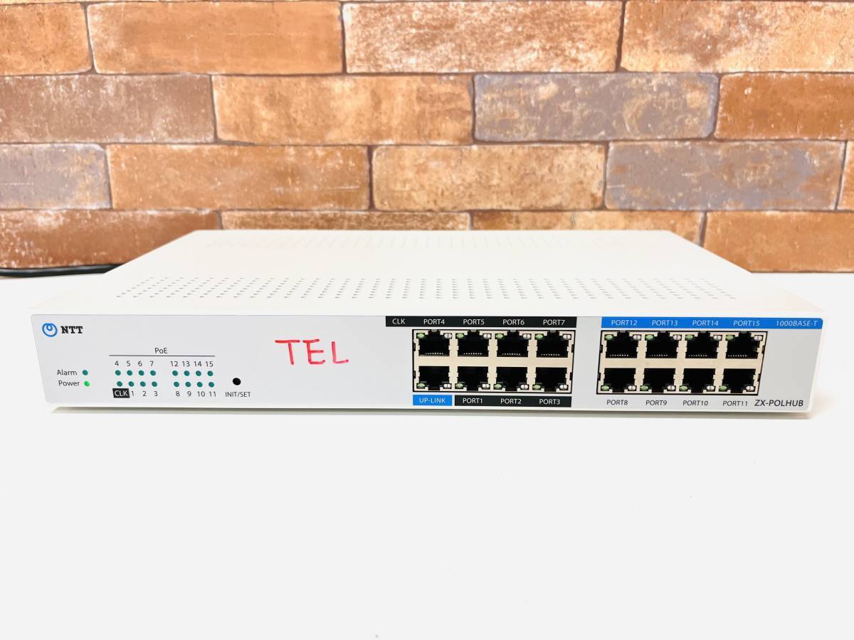 NTT スマートネットコミュニティαZX 給電HUB ZX-(16)POLHUB-(1) 2021年