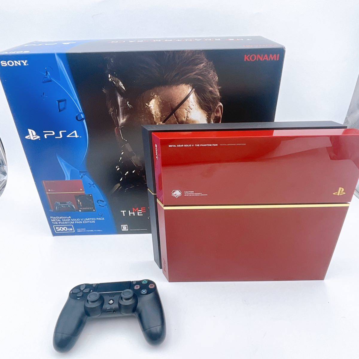 Nintenndo 任天堂 プレステ4 PlayStation4 CUHJ-10009 500GB レッド METAL GEAR SOLID V LIMITED PACK THE PHANTOM PAIN EDITION