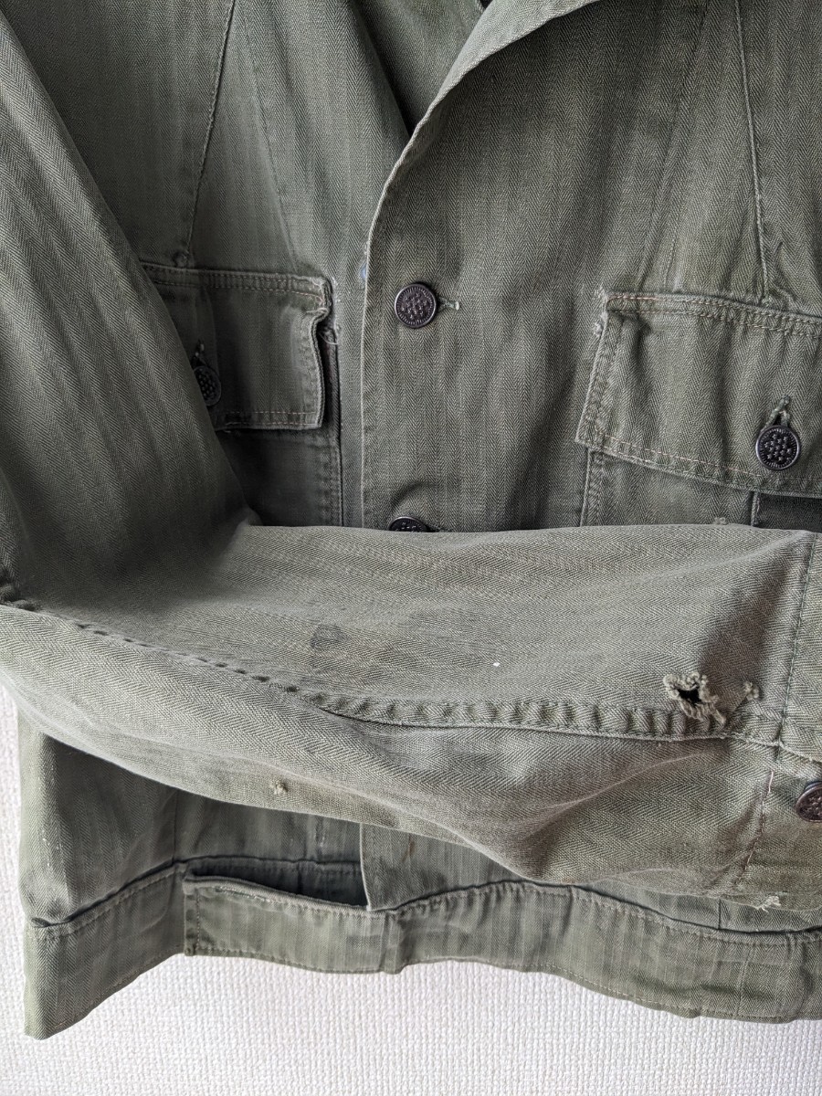 vintage 40's 13スター HBT M43 US ARMY US NAVY ジャケット カーキ ヘリンボーン ヴィンテージ 40年代