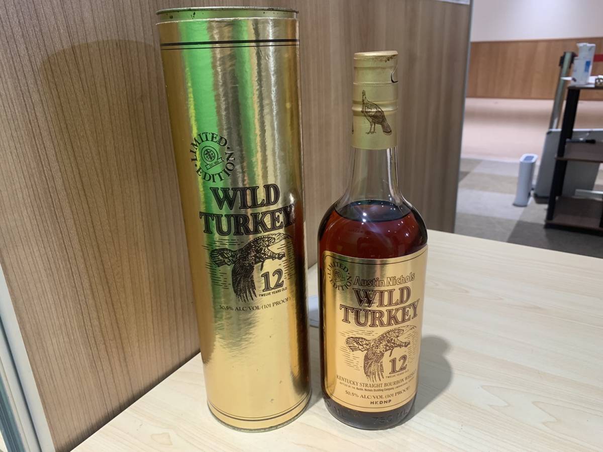 未開栓|古酒】ワイルドターキー 12年 リミテッドエディション ゴールド
