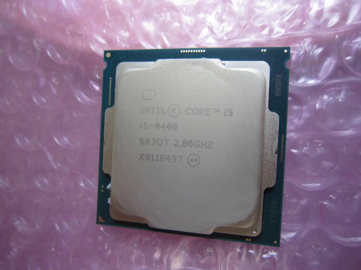 6676☆CPU Intel Core i5 8400 2.80GHZ SR3QT 動作品 Intel Core i5-8400