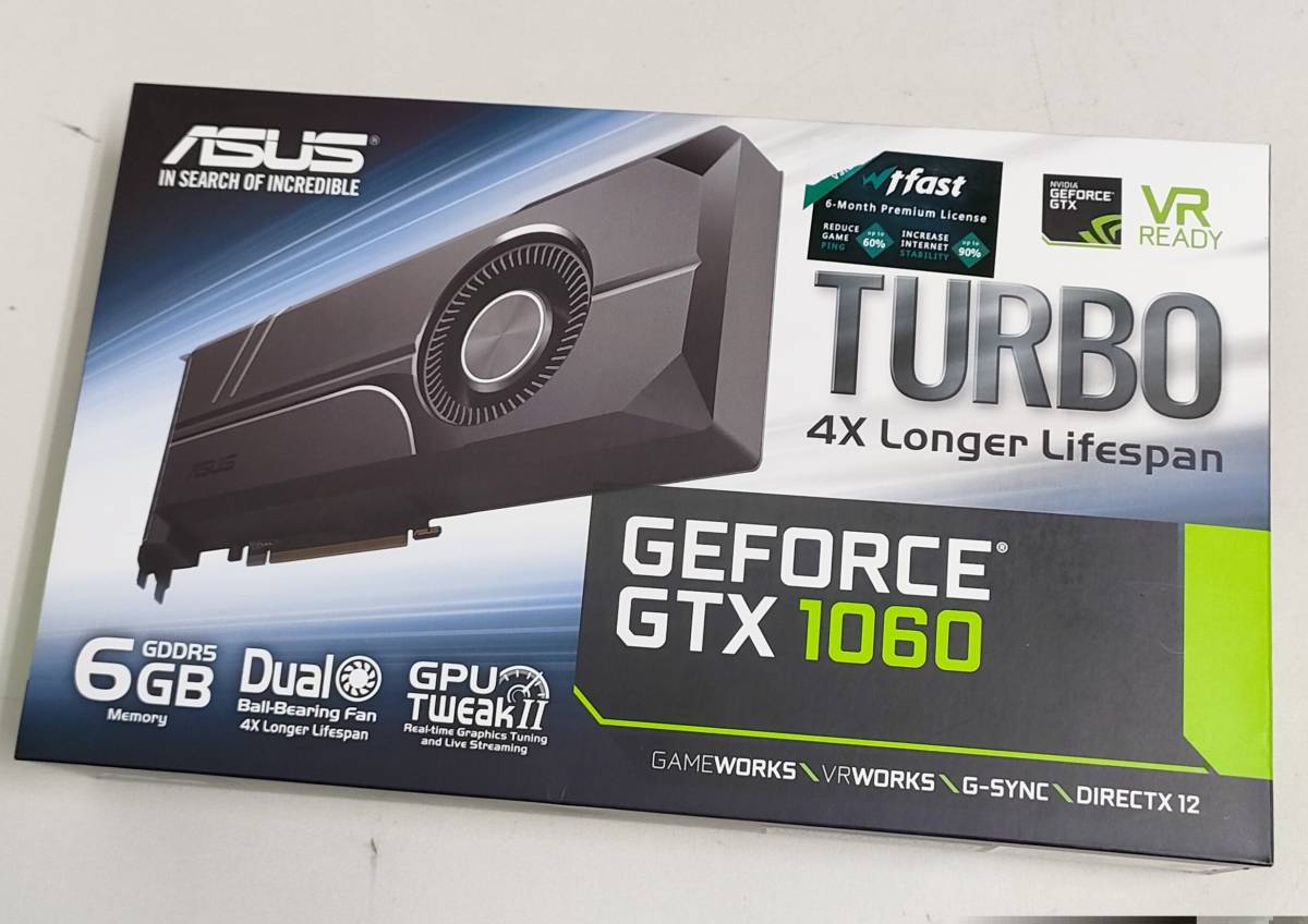 ◆65-3 ASUS TURBO-GTX1060-6G グラフィックボード