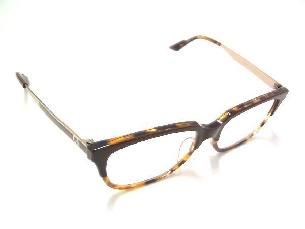 1円 ■美品■ GUCCI グッチ GG-9084Ｊ シェリーライン 度入り サングラス メガネ 眼鏡 メンズ レディース ブラウン系 CA9289