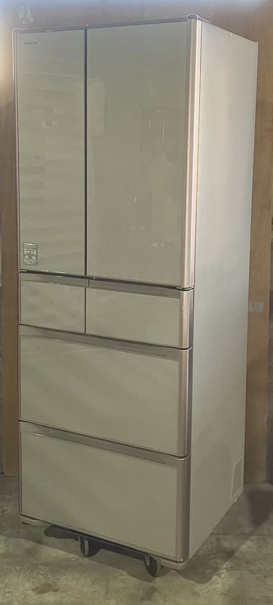 〒【売り切り】HITACHI（日立）ノンフロン冷凍冷蔵庫 R-XG4800H（XN）475L 2018年製《直接引取り歓迎》