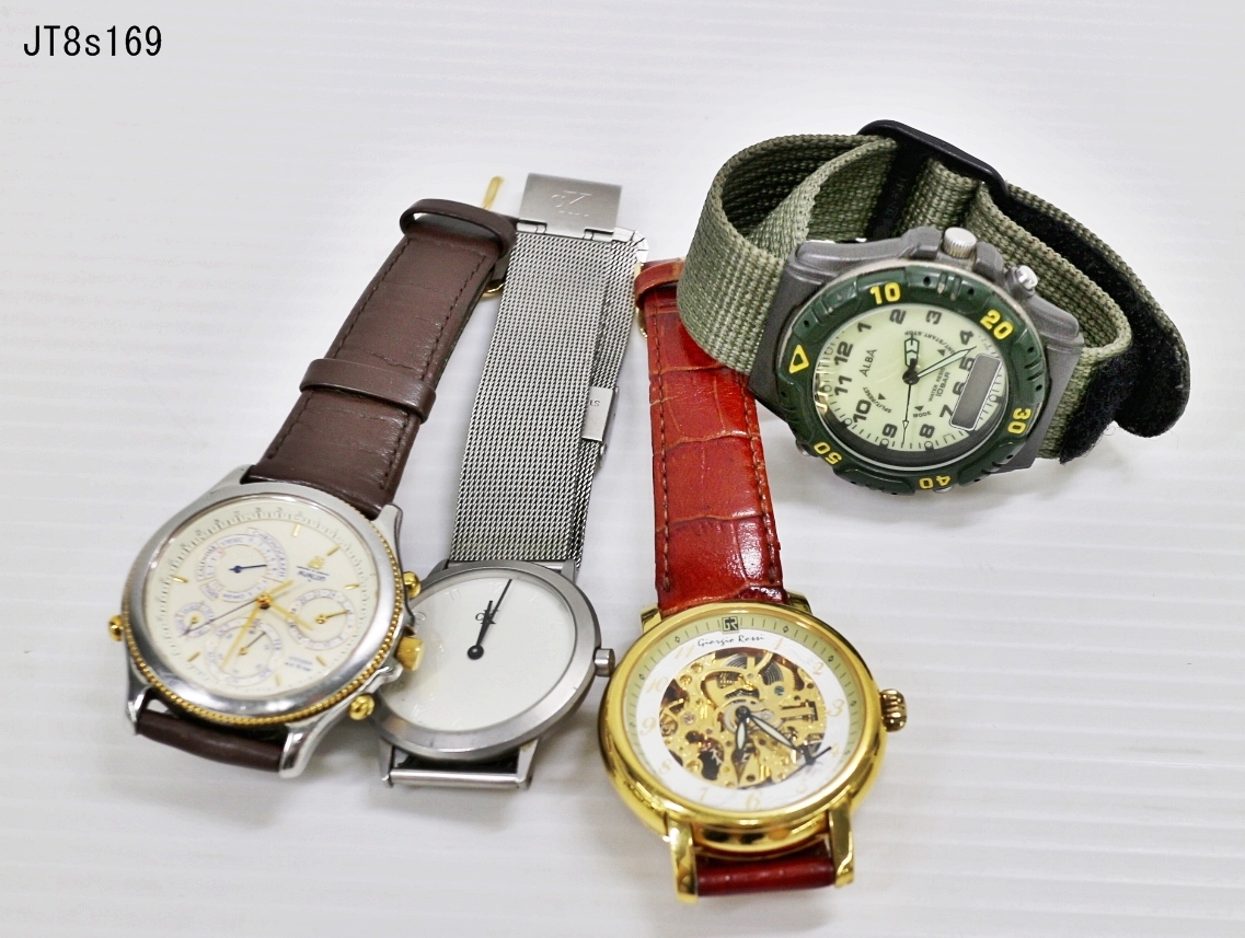 JT8s169 腕時計おまとめ ALBA アルバ CALVIN KLEIN カルバンクライン 他 動作未確認 60サイズ