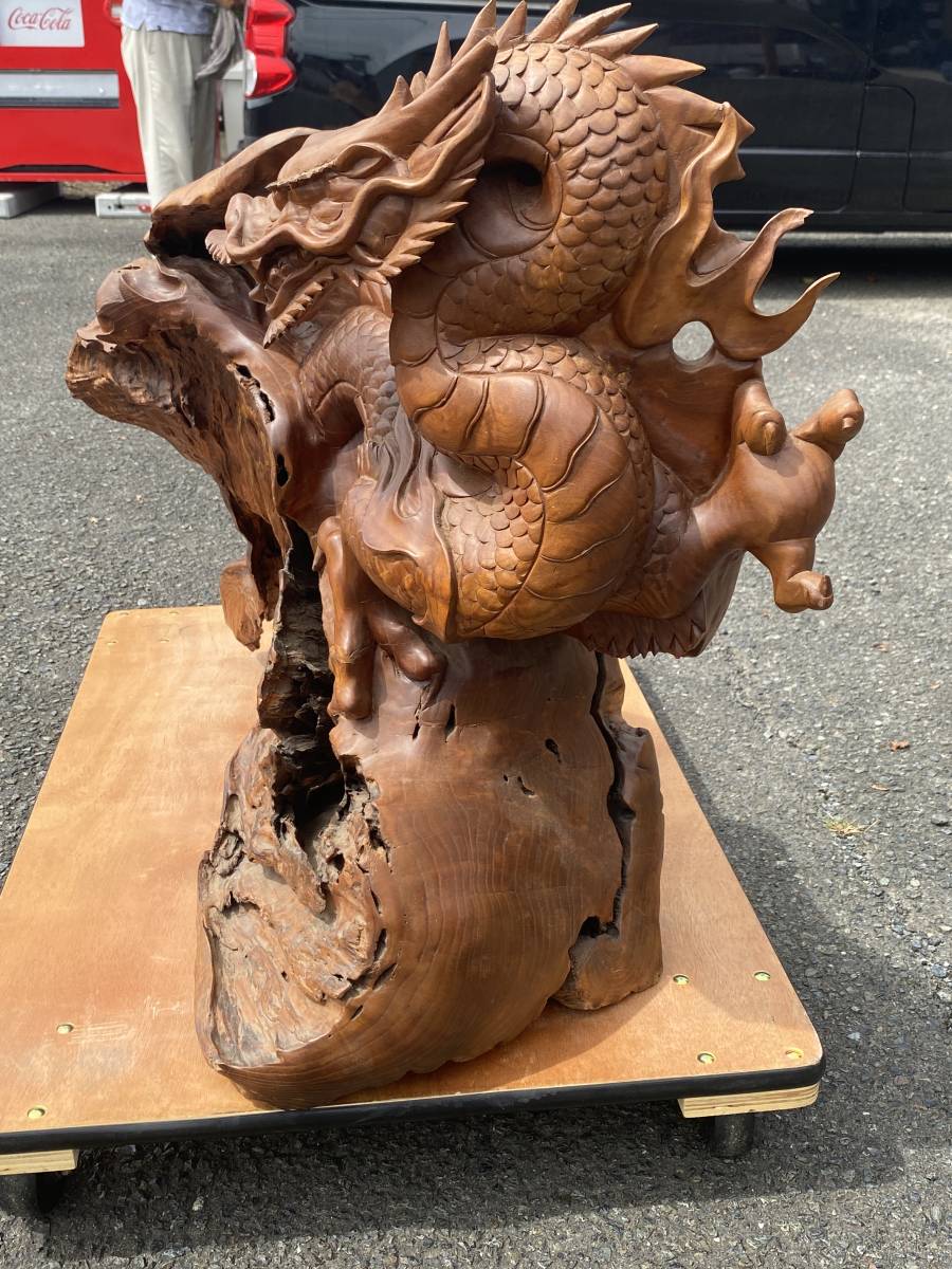 2025年最新Yahoo!オークション -木彫り 龍(アンティーク