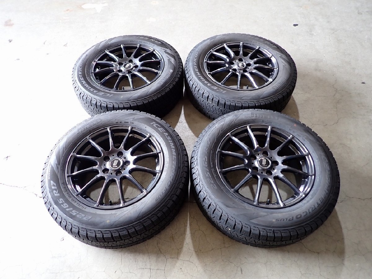 YS0907【送料無料225/65R17】RAV4 CR-Vなどへ 2019年製 ピレリ 中古 