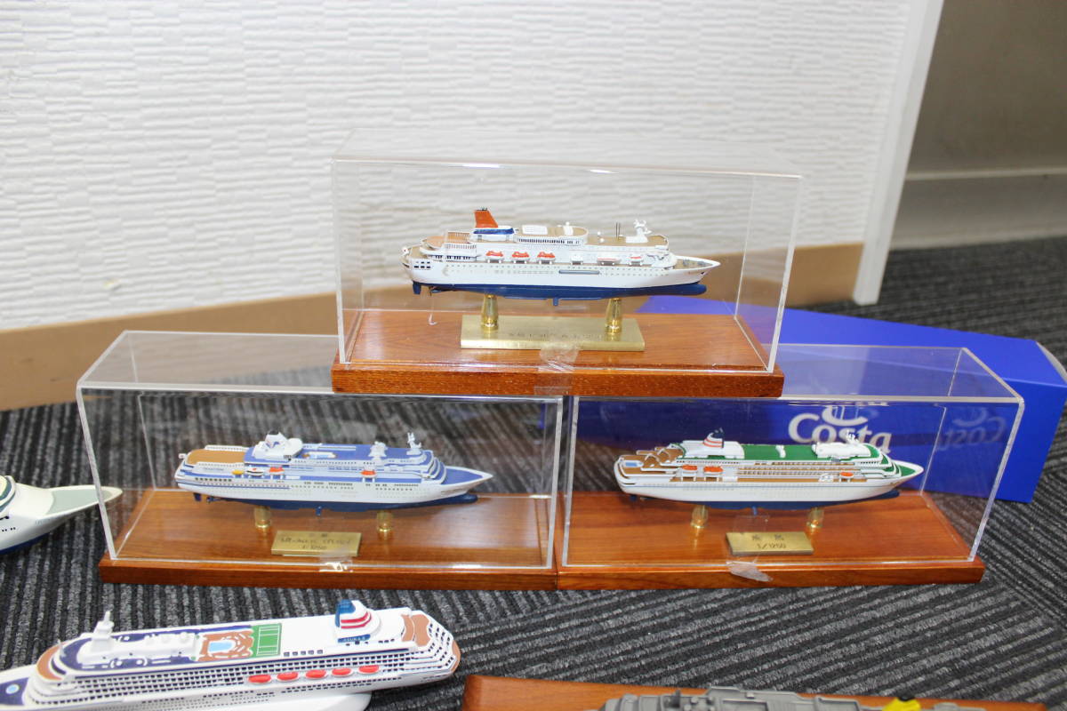 ○【船舶模型セット】客船にっぽん丸1/1250 ぱしふぃっくびいなす 飛鳥  