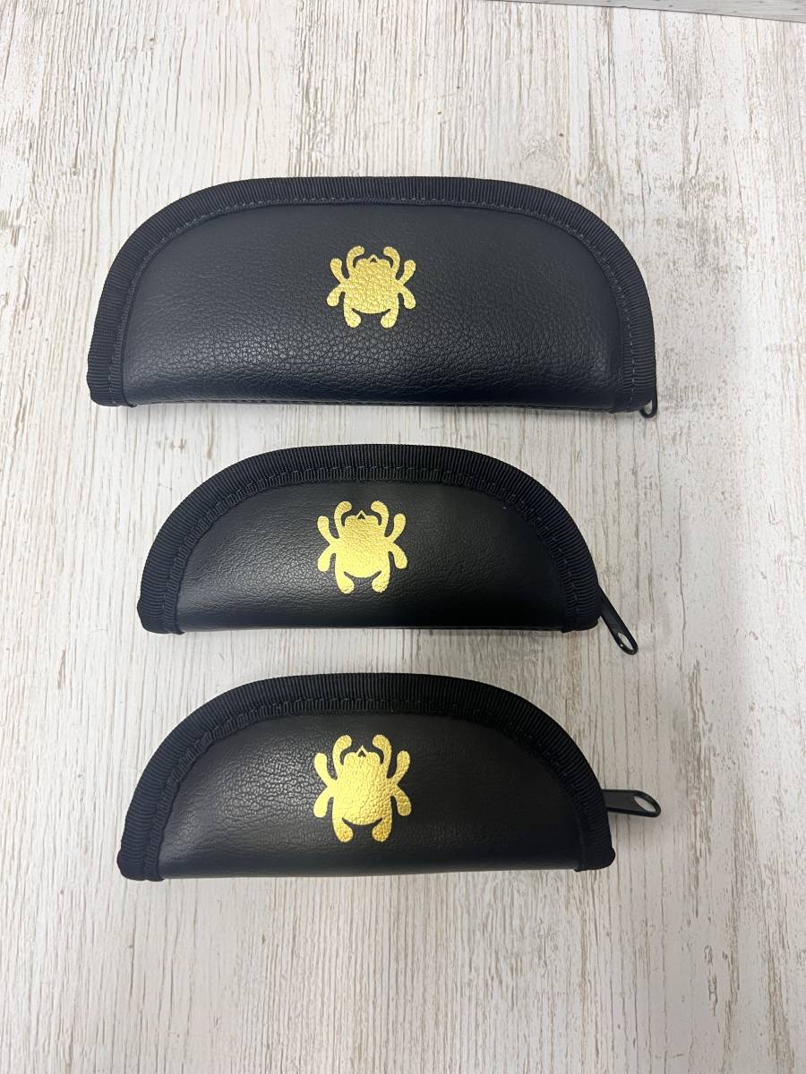 KNIFE) SPYDERCO ポーチ　3個　 未使用美品！ 　spyderco benchmade coldsteel　　esee　菊ナイフ　KIKU KNIVES