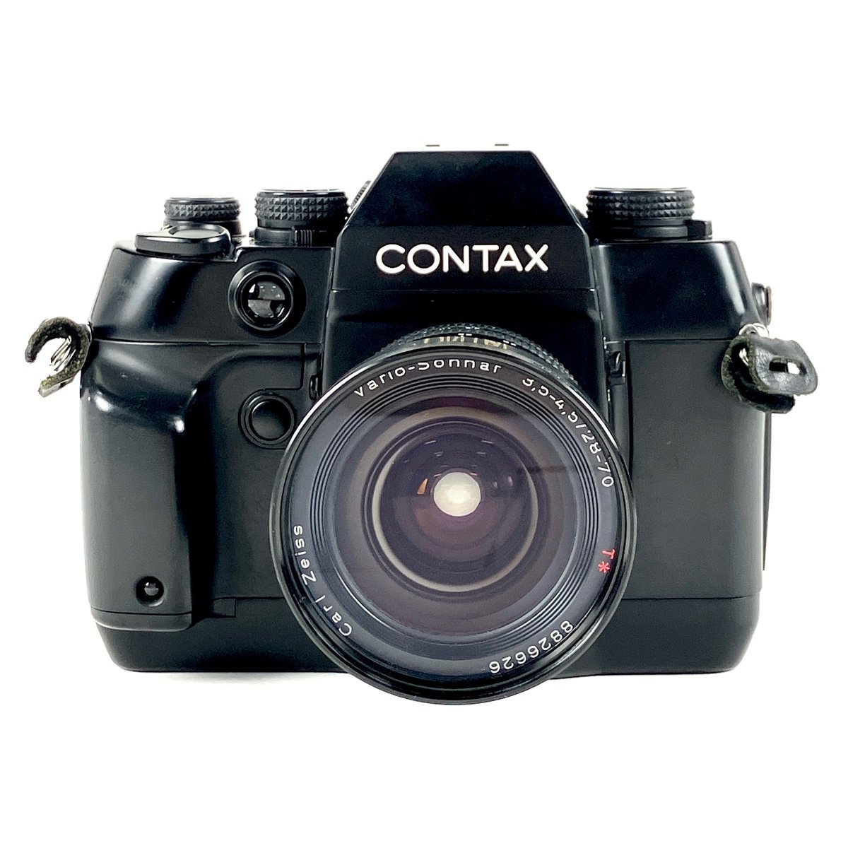 コンタックス CONTAX AX + Vario-Sonnar T* 28-70mm F3.5-4.5 MMJ［ジャンク品］ フィルム オートフォーカス 一眼レフカメラ 【中古】