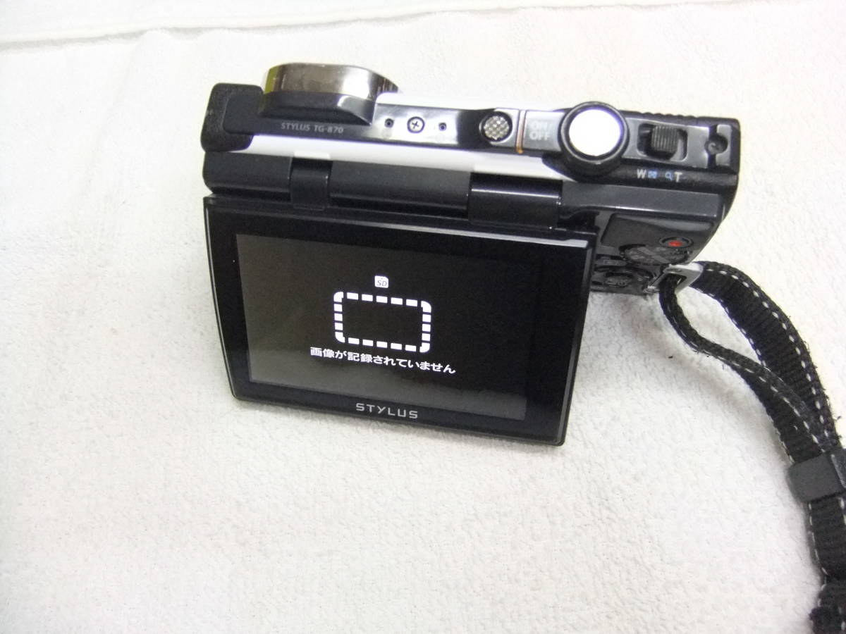 オリンパス OLYMPUS STYLUS Tough TG-870 ホワイト 防水 1600万画素