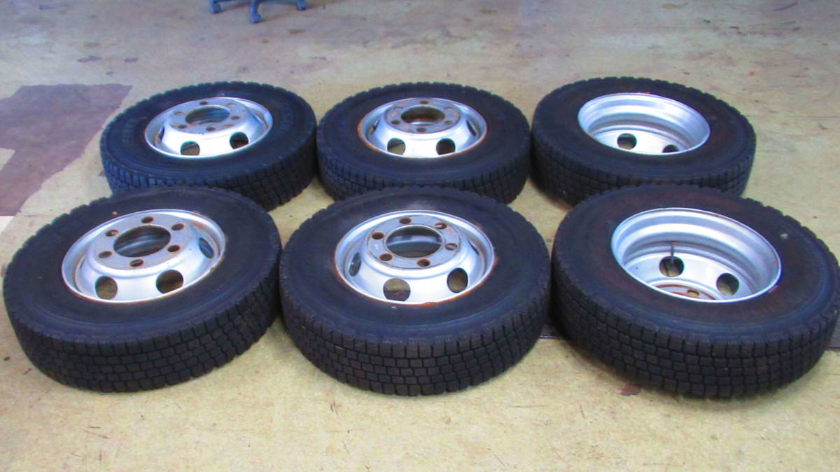 11㎜Up!! BRIDGESTONE W910 スタッドレス 225/80R17.5 123/122L