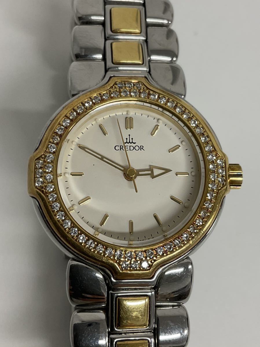 m3569 ⁄ 電池交換済 SEIKO セイコー CREDOR クレドール 9581-6000 18KT