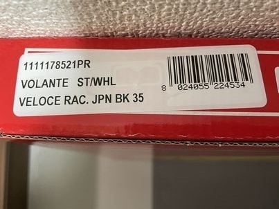 送料込み！MOMO ヴェローチェ35φ (V-1) BK/イエローステッチ 未使用