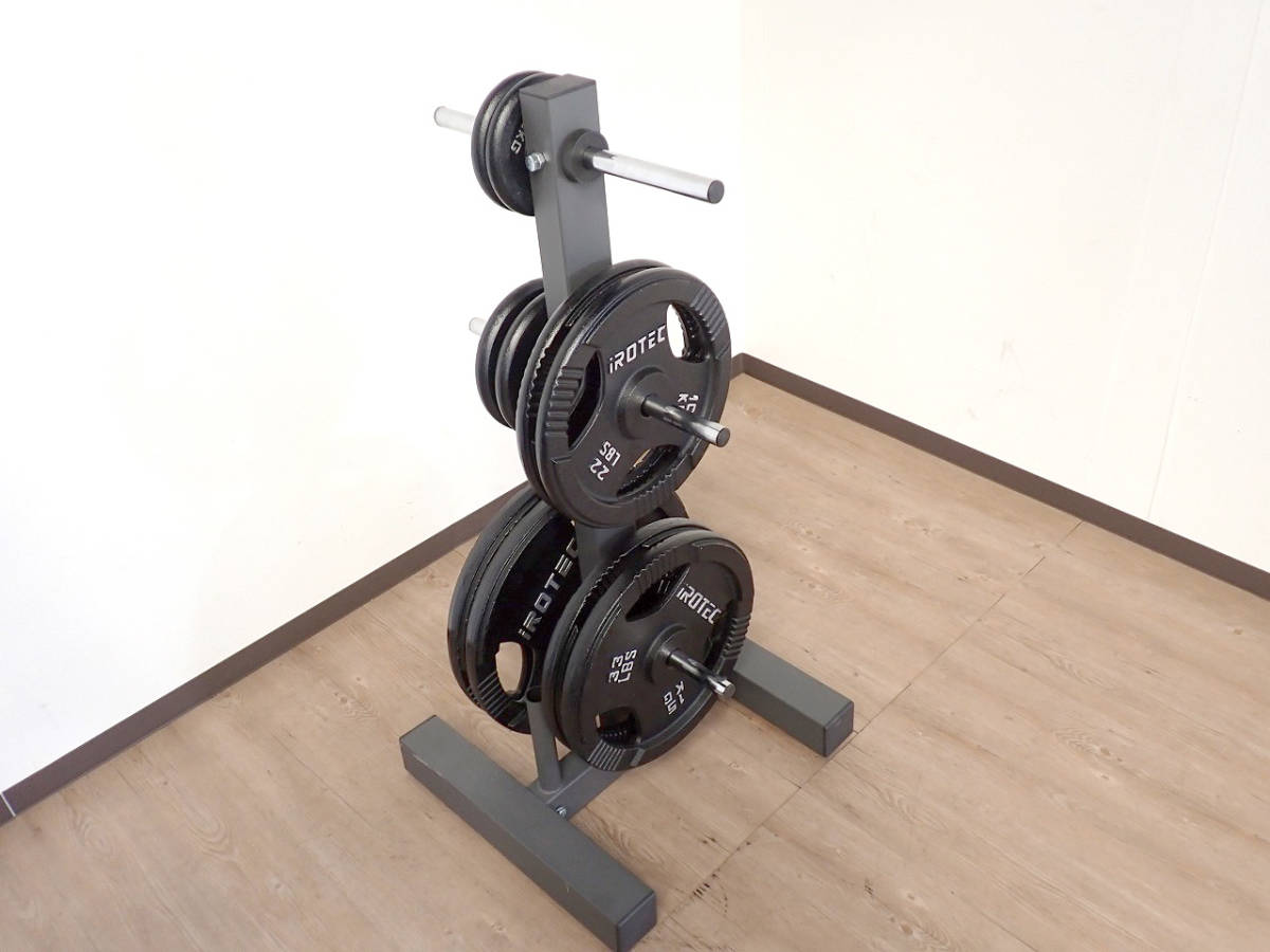 iROTEC ダンベルプレート 20kg 2枚 中古です。 中古 バーベルプレート iROTEC アイロテック ダンベル 20kg×2枚 15kg×2