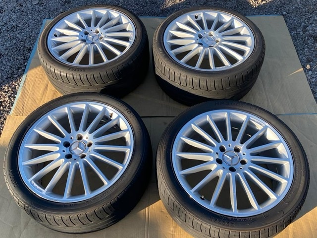 ホイール付タイヤ4本セット メルセデスベンツ Sクラス W221 正規 AMG 