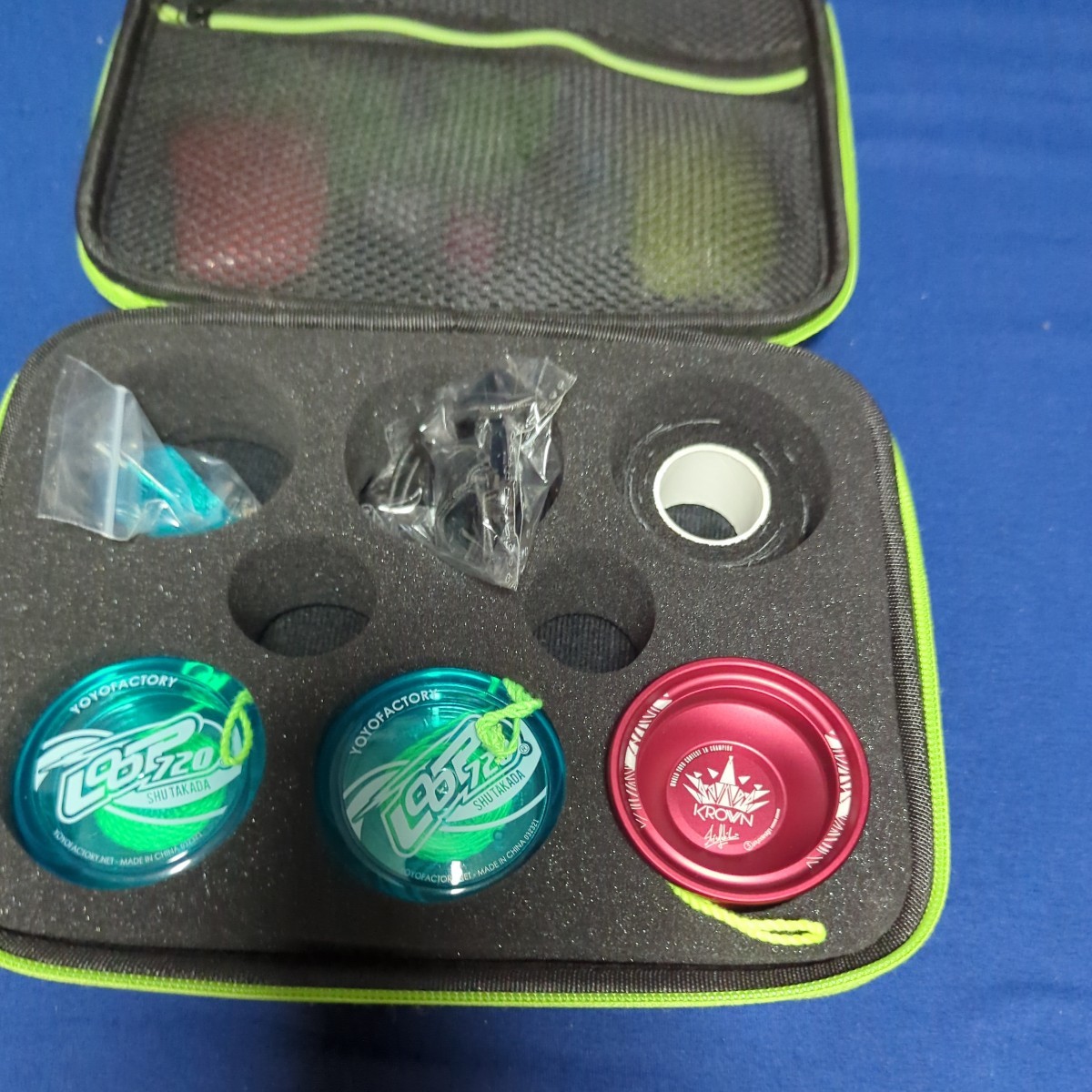 C3ヨーヨーデザイン　クラウン KROWN　　ヨーヨーファクトリー　LOOP720 メンテナンス用品、収納ケース　セット