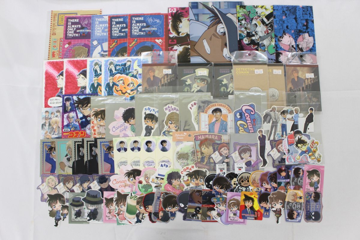 P00】名探偵コナン 安室透 他 ステッカー シール 他 まとめ大量グッズセット品