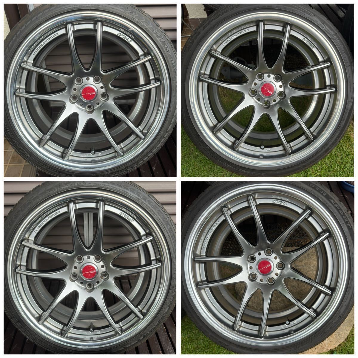 再出品!希少サイズ WORK EMOTION エモーション CR 2P 19インチ 8.5 