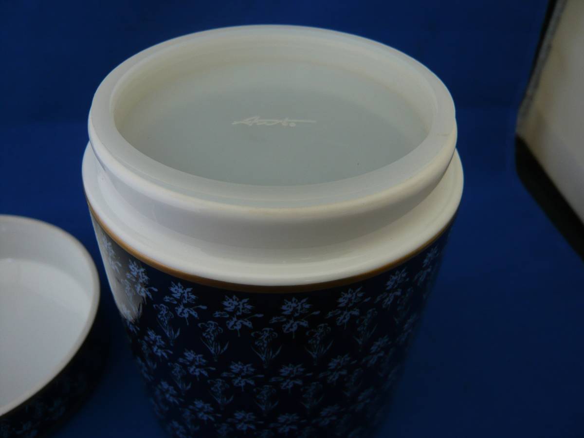 【美品】dunhill ダンヒル　葉巻　たばこジャー　陶器　キャニスター 美品】dunhill ダンヒル 葉巻 たばこジャー 陶器 キャニスター Dunhill