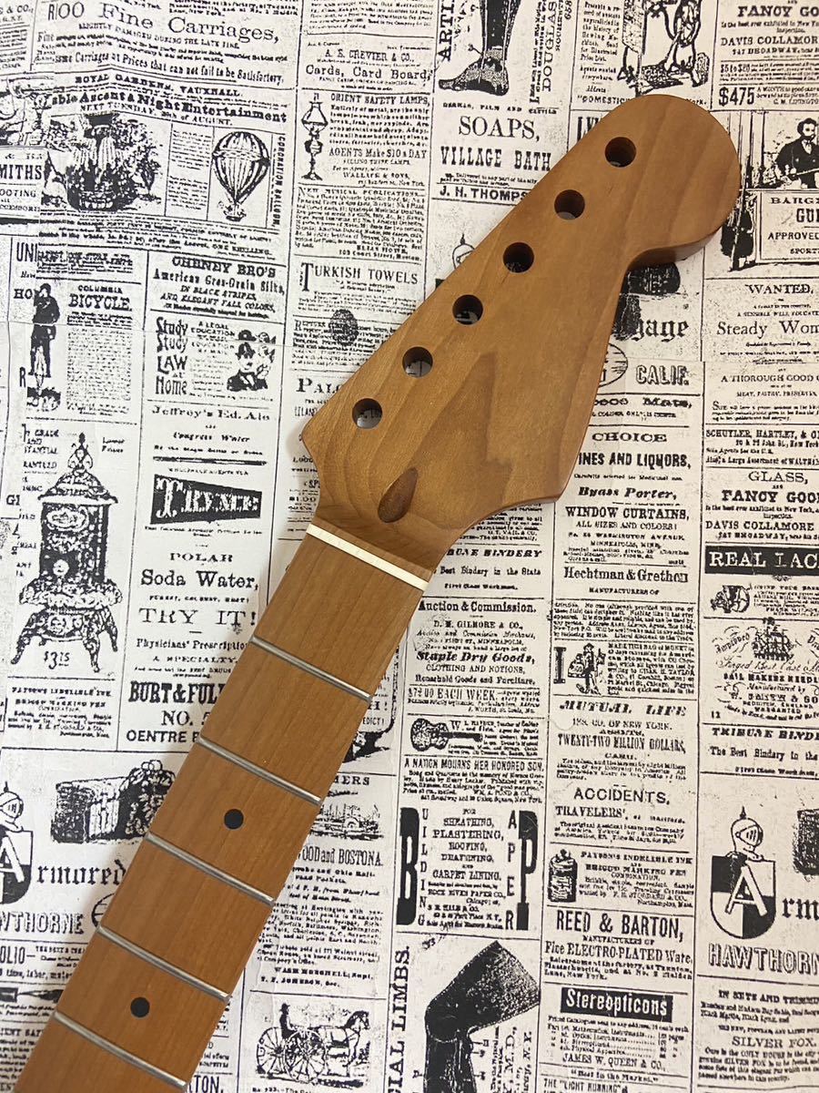 ストラトキャスターローステッド（No134）貼りメイプルネックビンテージ