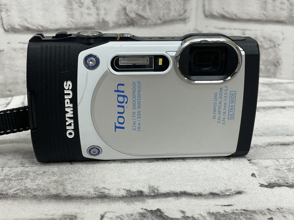 34260.0911Y】ジャンク品？ ☆ OLYMPUS TOUGH STYLUS TG-850 ホワイト