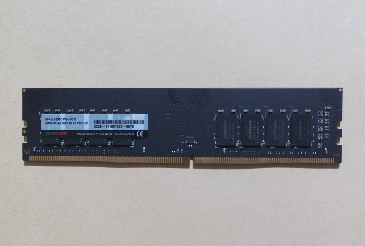 MC23-6【動作品】Panram DDR4-3200 16GB×1枚【送料無料】PC4-25600