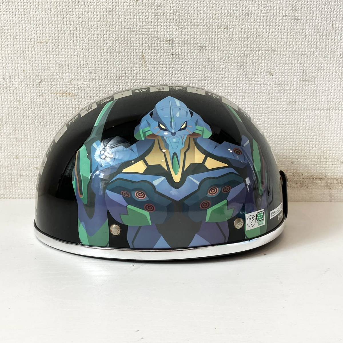 244 品 エヴァ エヴァンゲリオン ヘルメット レーシング 初号機 黒